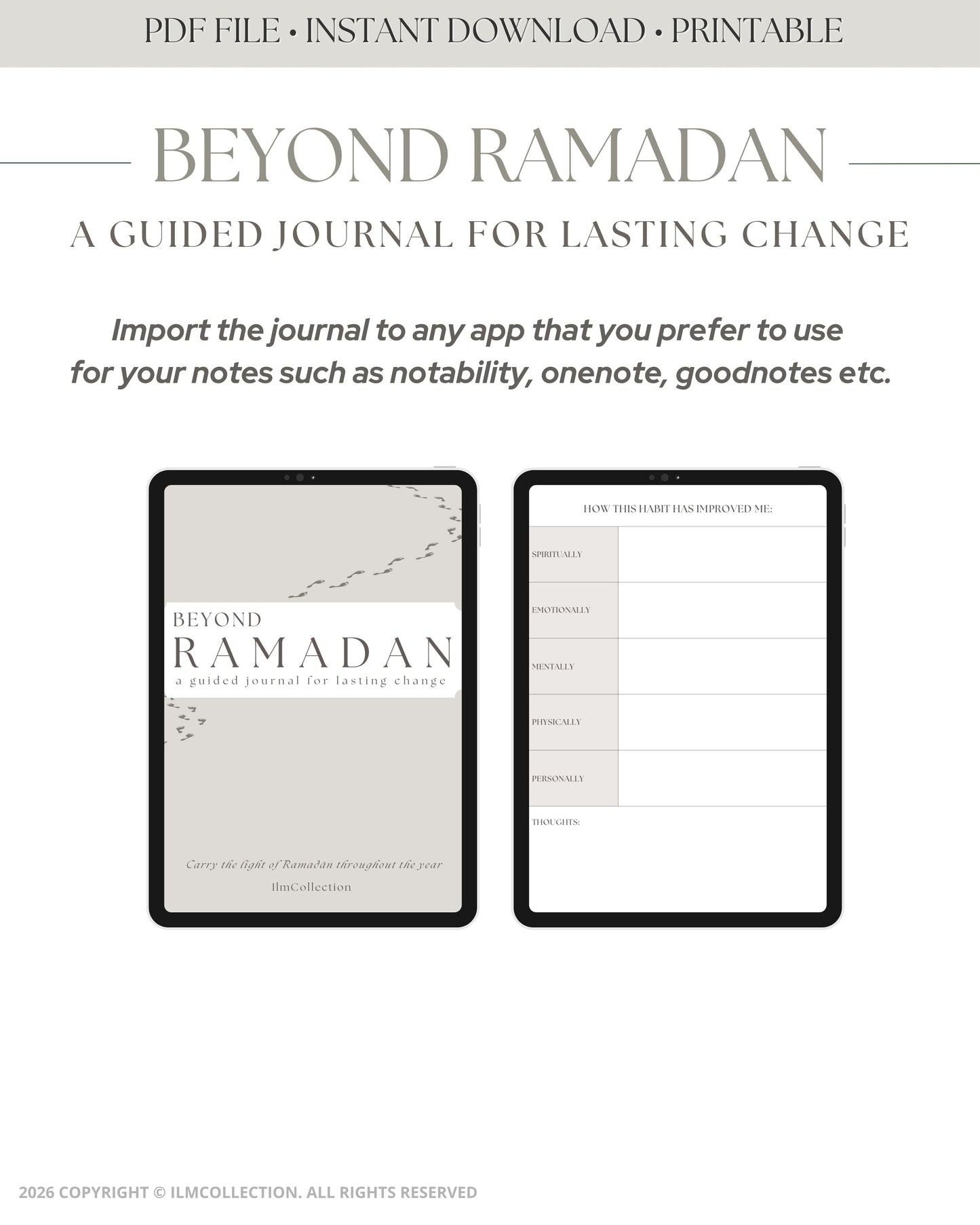 Beyond Ramadan