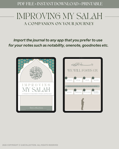 IMPROVING MY SALAH